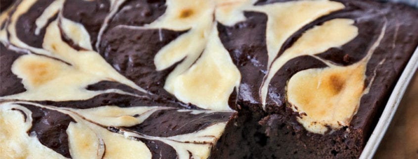 Claire’s Cream Cheese Swirl Brownies