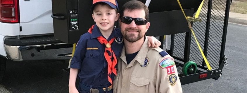 Cub Scout Campout and the Green Mountain Grill