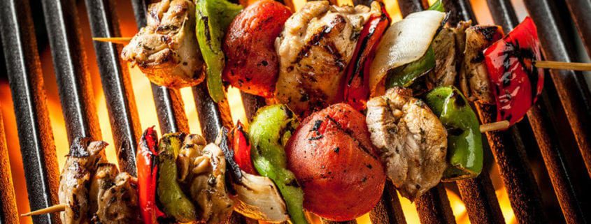 Grilled Chicken Fajita Skewers