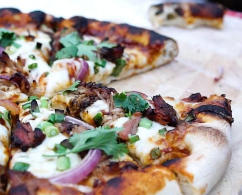 Wood-Fired BBQ Pulled Pork Pizza