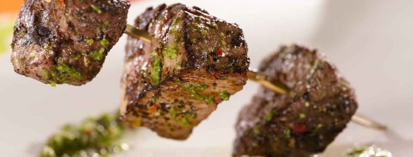 Beef Kabobs with Chimichurri