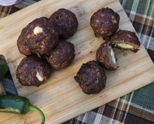 Jalapeño Mozzarella Stuffed Meatballs560