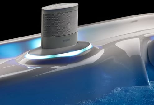 Wireless Audio System for Hot Spring Spas