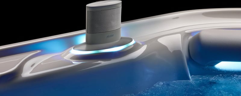 Wireless Audio System for Hot Spring Spas