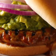 Chipotle Barbecued Turkey Burgers