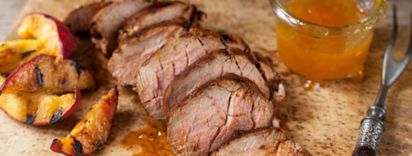 Bourbon Glazed Pork Tenderloin