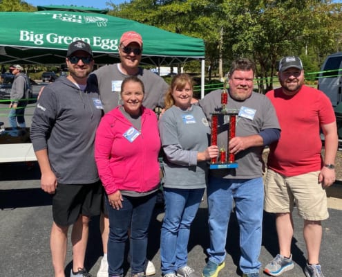 1st place - Dusty and Michelle Hurst, Kent & Melissa Atkins, and Mike Wilkins all from Northwest Arkansas