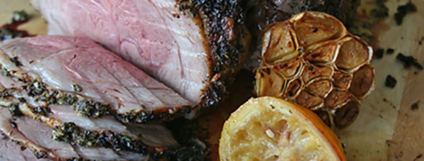 Garlic, Herb and Lemon Roasted Leg of Lamb