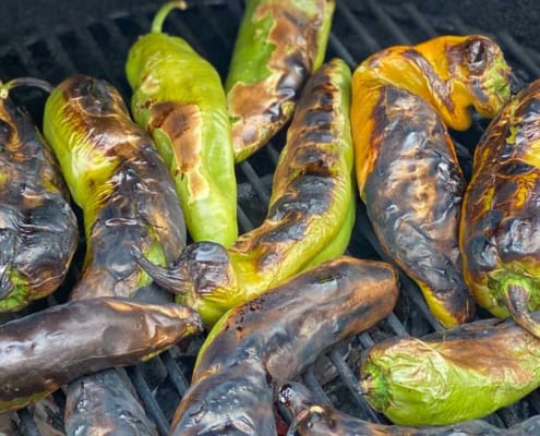 Hatch Chile Salsa and Chicken Casserole