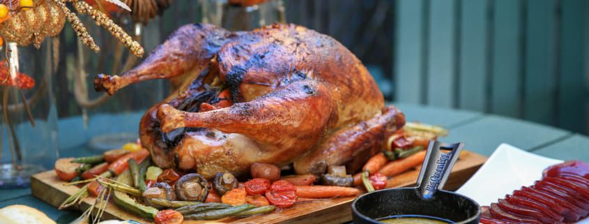 Butter-Injected Turkey and Sides