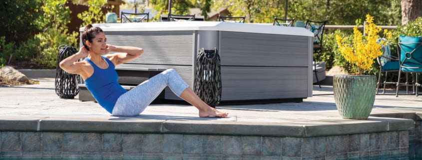 Start the Day with Hot Tub Yoga