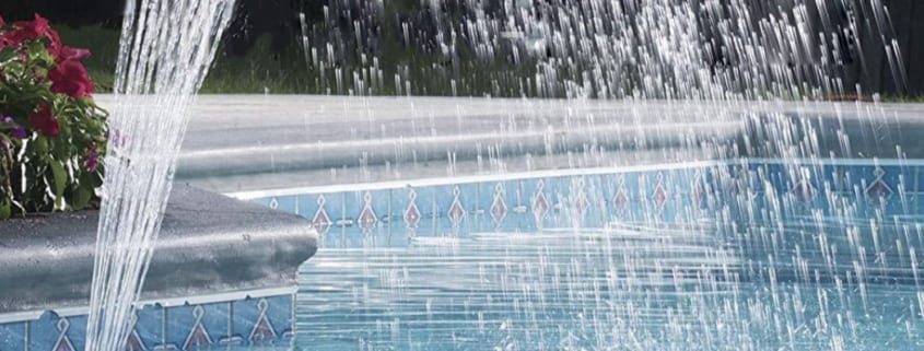 Cool Your Pool With the PoolStyle Flower Waterfall Fountain