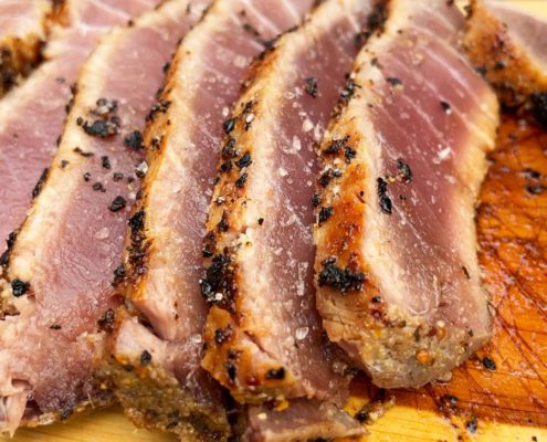 Lane's BBQ Seared Ahi Tuna Steak