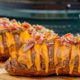 Hasselback Potatoes with Hatch Green Chile Sauce