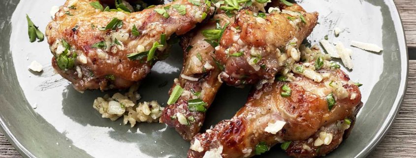 Garlic Parmesan Chicken Wings