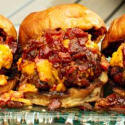 Pimento Cheese Burger with Bacon Jam