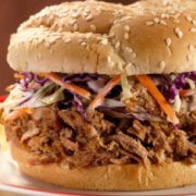 Kansas City Sweet Pulled Pork BBQ Sandwich