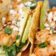 Alder-Planked Shrimp Tacos and Apple Salsa