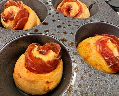 Pizza Roses for Mother's Day