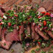 Reverse Sear Tri Tip with Chimichurri