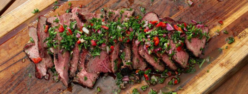 Reverse Sear Tri Tip with Chimichurri