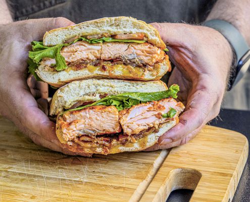 Salmon BLT