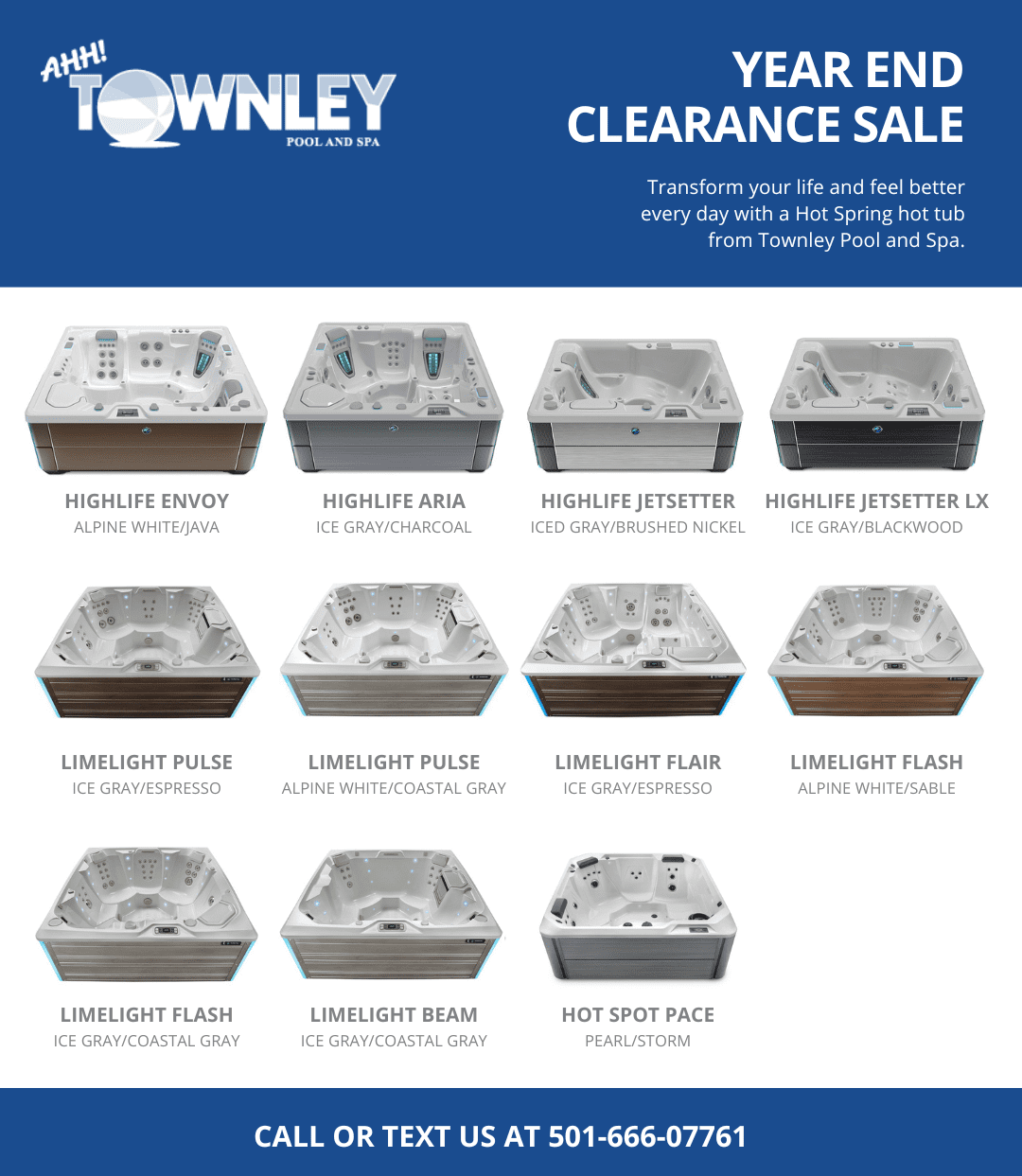 TOWNLEY YEAR END SALE CATALOG