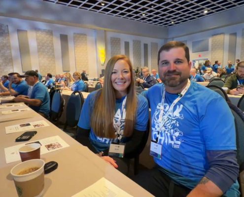 David and Jessica at the Hot Spring Dealer Meeting