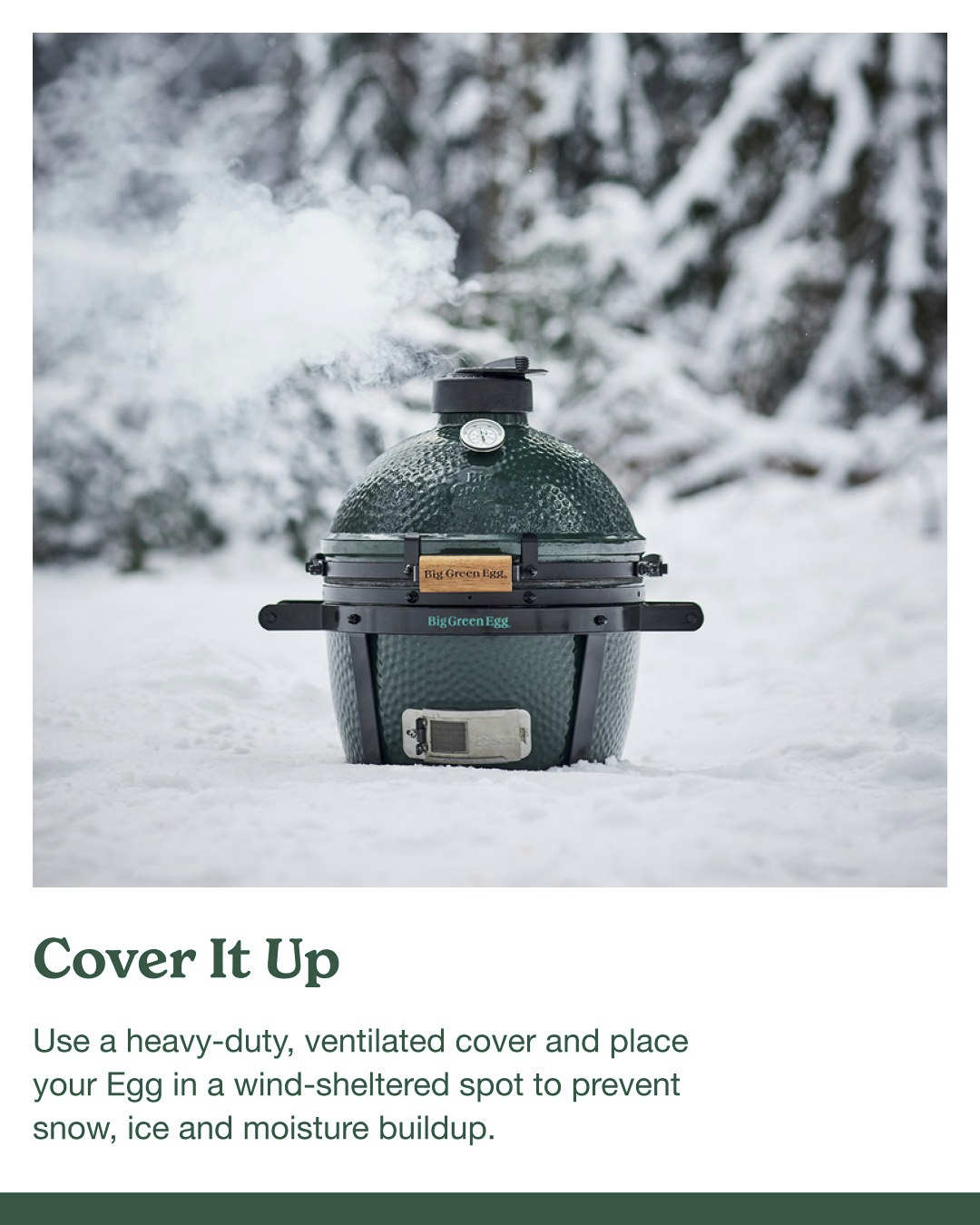 Cold Weather Care for Your Big Green Egg